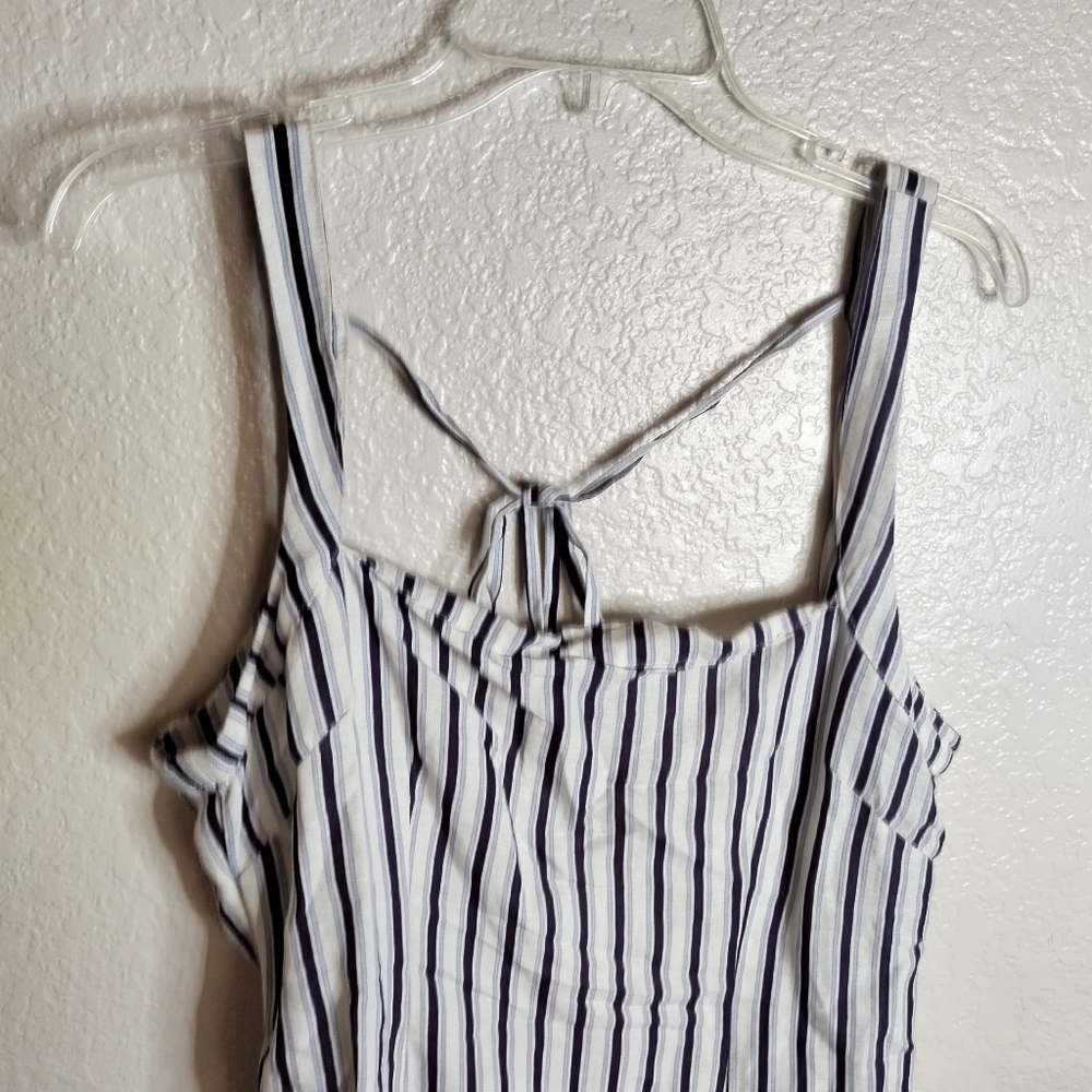 NWT By Anthropologie Square Neck Gauze Mini Dress SZ S - Picture 4 of 9